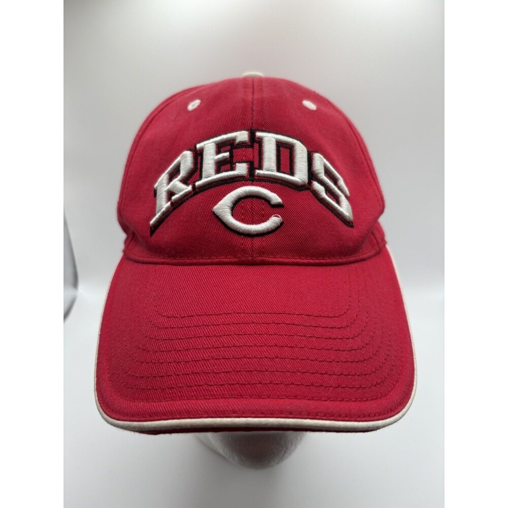Red Cincinnati Reds Hat Cap Mens One Size Drew Pearson Strap Back